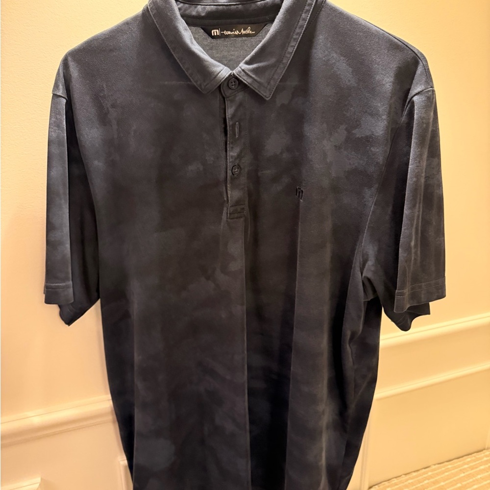 Travis Mathew Charcoal Polo Shirt